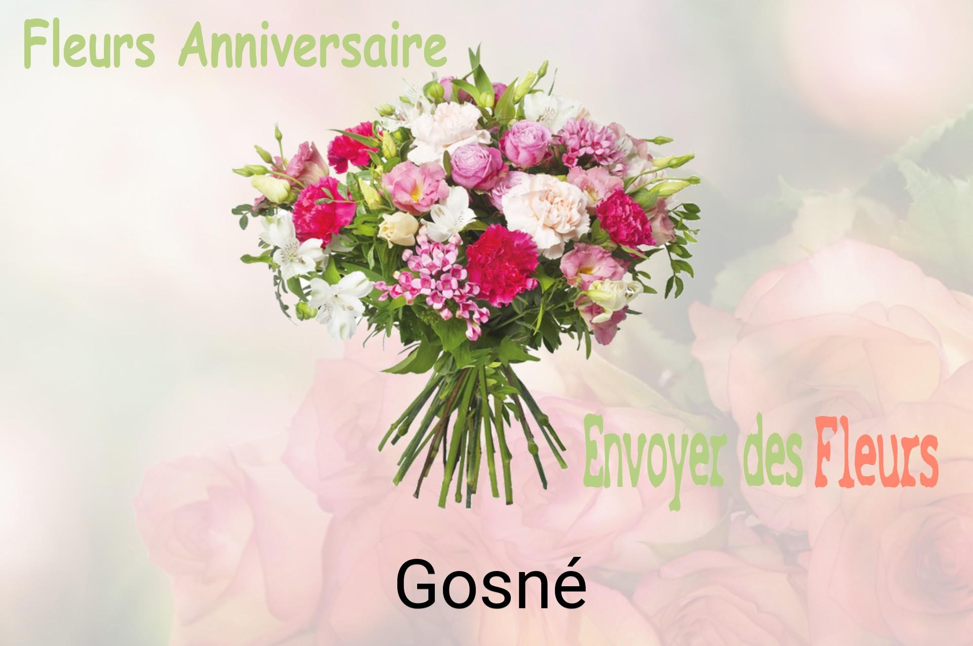 Bouquet de fleurs d’anniversaire livré à Gosné