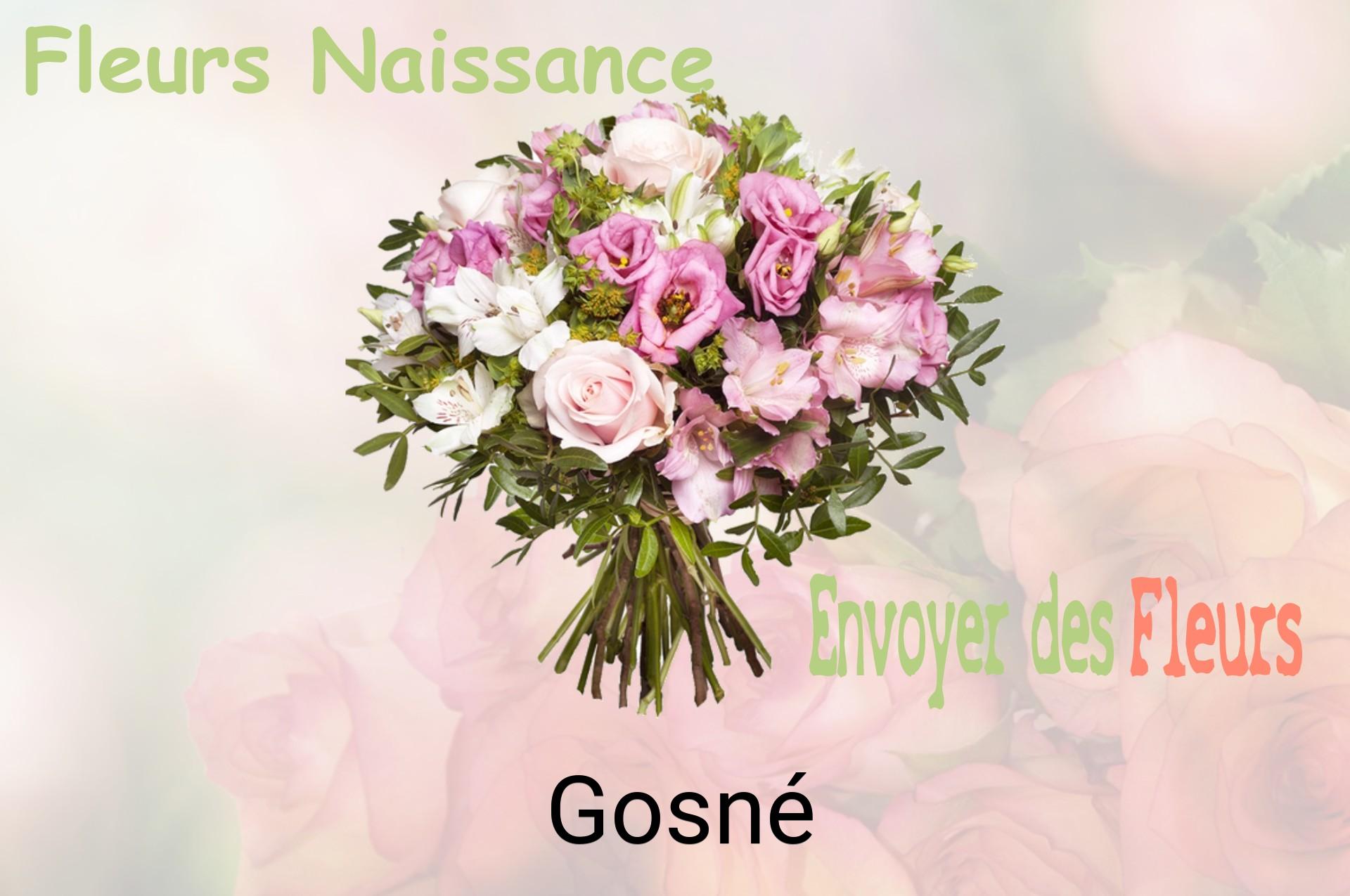 Bouquet de fleurs de naissance livré à Gosné